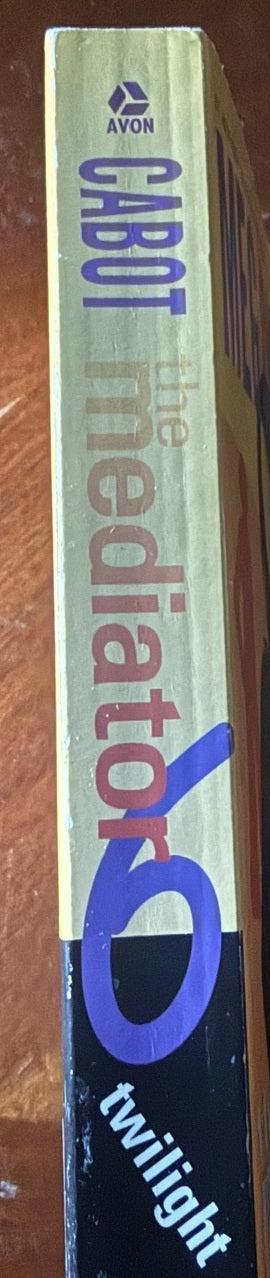 Spine of Twilight by Meg Cabot, Book 6 in The Mediator series.