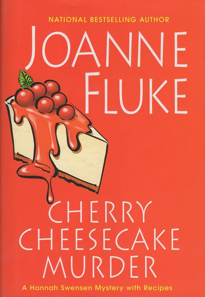 Cherry Cheesecake Murder by Joanne Fluke Hannah Swensen cozy mystery hardcover book cover with recipes used good condition