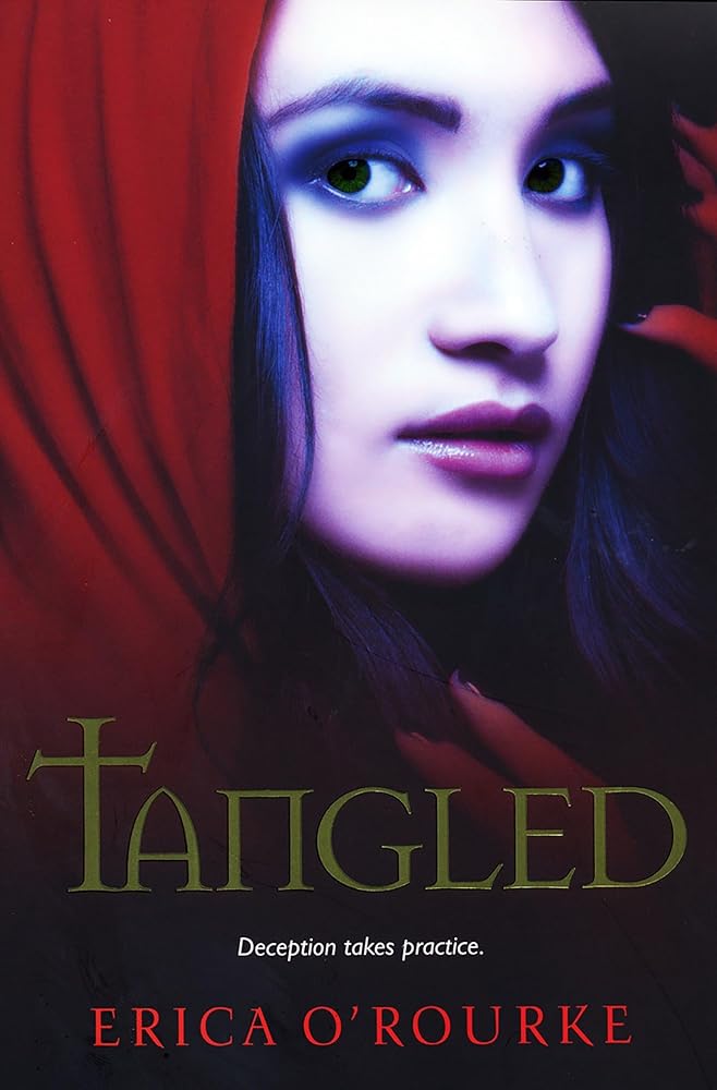 Tangled Torn by Erica O'Rourke young adult fantasy paperback book cover, used in very good condition, previous library book