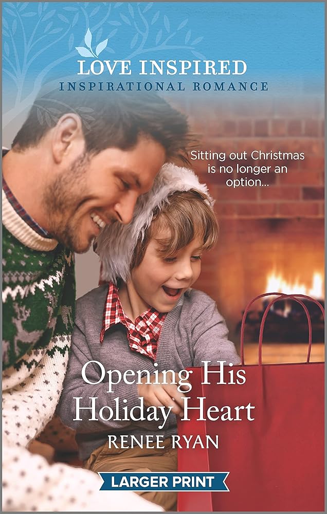 Used mass market paperback copy of Opening His Holiday Heart: An Uplifting Inspirational Romance (Thunder Ridge, 3) by Renee Ryan at Donna's Book Corner