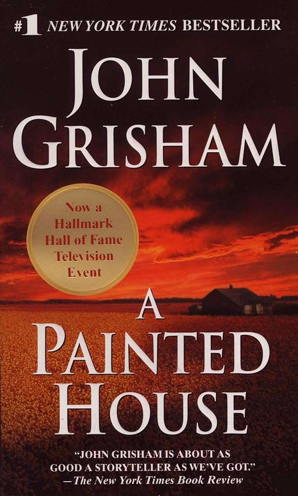 A Painted House paperback book cover by John Grisham - novel in very good condition