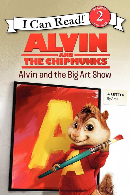 Used paperback copy of Alvin and the Chipmunks: Alvin and the Big Art Show (I Can Read Level 2) by Jodi Huelin at Donna's Book Corner