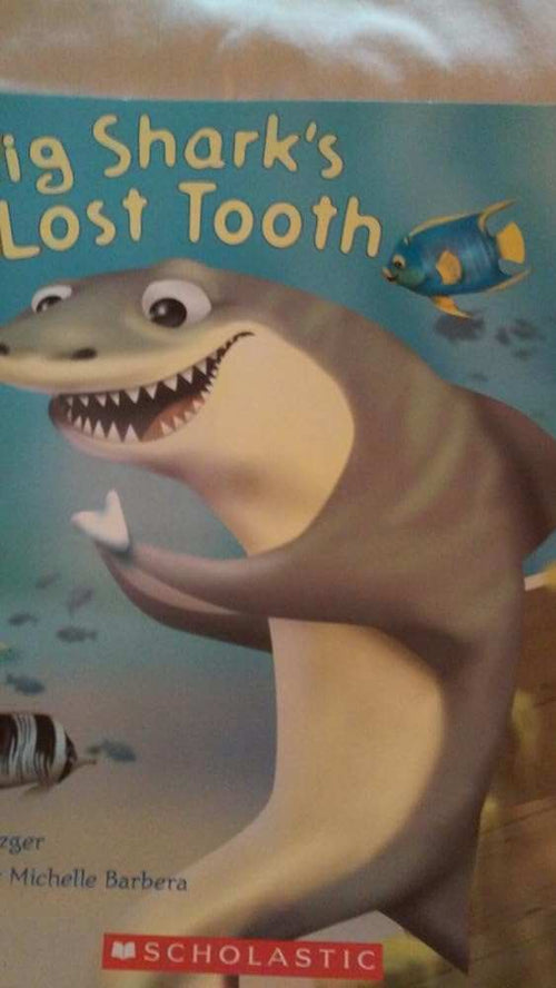 Used paperback copy of Big Shark's Lost Tooth by Steve Metzger at Donna's Book Corner