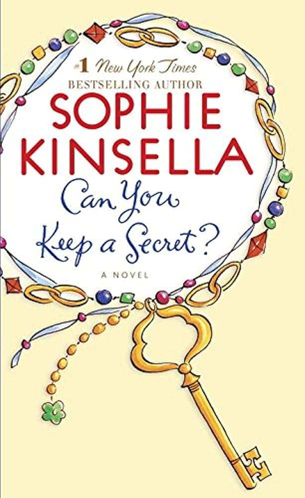Can You Keep a Secret mass market paperback book cover by Sophie Kinsella romantic comedy novel
