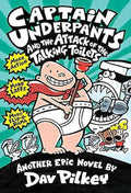 Used paperback copy of Captain Underpants and the Attack of the Talking Toilets by Dav Pilkey at Donna's Book Corner