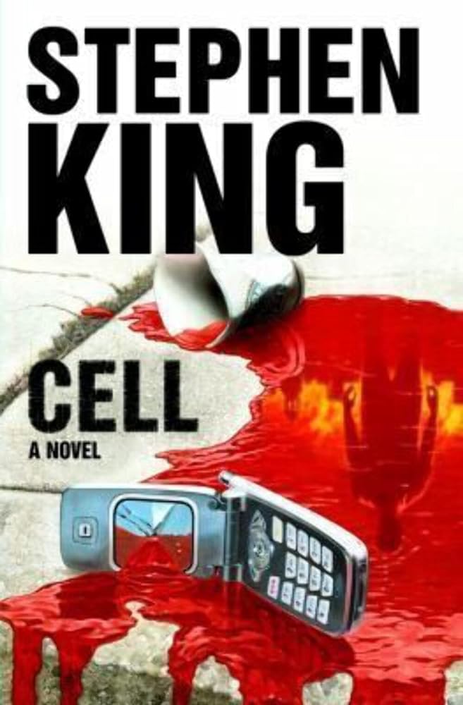 Stephen King Cell novel hardcover book cover - horror thriller fiction