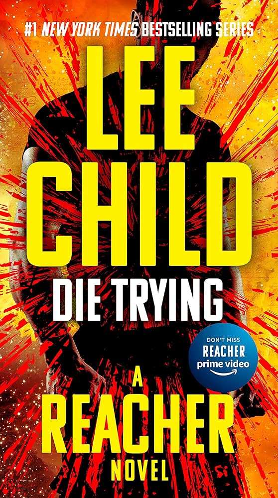 Used mass market paperback copy of Die Trying by Lee Child at Donna's Book Corner