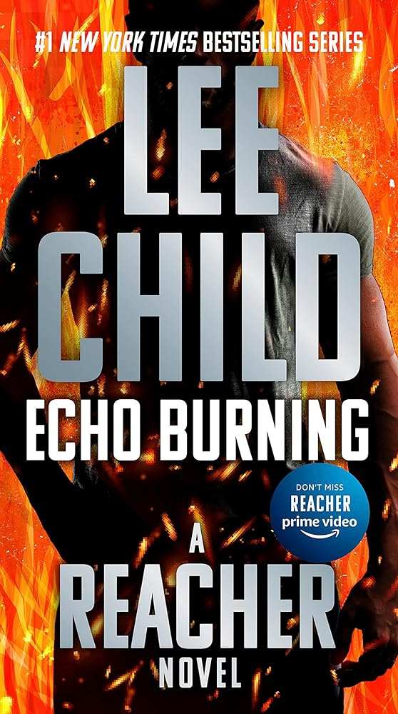 Echo BurningLee ChildJack Reacher Book #5Used Thriller Novel - paperback in like new condition