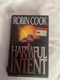 Cover of Harmful Intent by Robin Cook (Hardcover)