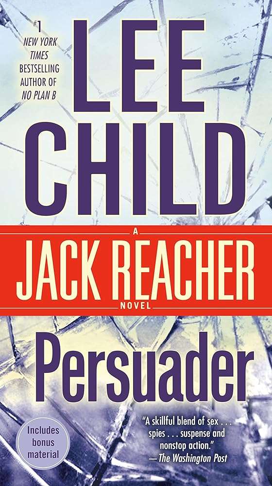 Used mass market paperback copy of Persuader by Lee Child at Donna's Book Corner