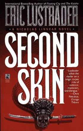 Used paperback copy of Second Skin by Eric Lustbader at Donna's Book Corner
