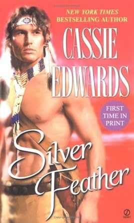 Used paperback copy of Silver Feather by Cassie Edwards at Donna's Book Corner