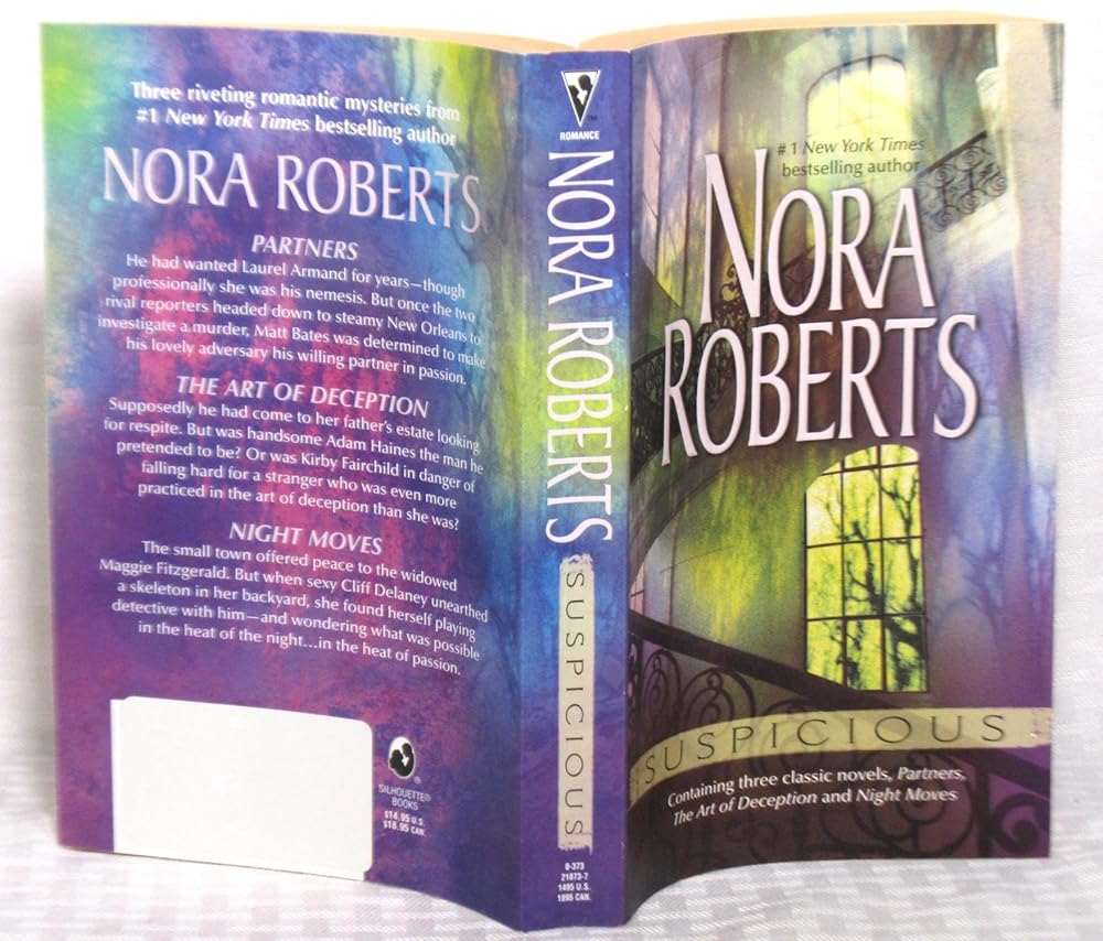 Used paperback copy of Suspicious by Nora Roberts at Donna's Book Corner