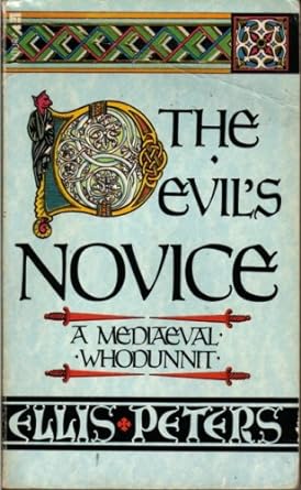 The Devil's Novice book cover by Ellis Peters, used medieval mystery paperback