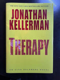 Used hardcover copy of Therapy by Jonathan Kellerman at Donna's Book Corner
