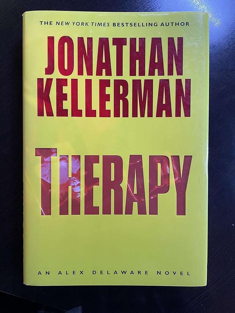 Used hardcover copy of Therapy by Jonathan Kellerman at Donna's Book Corner